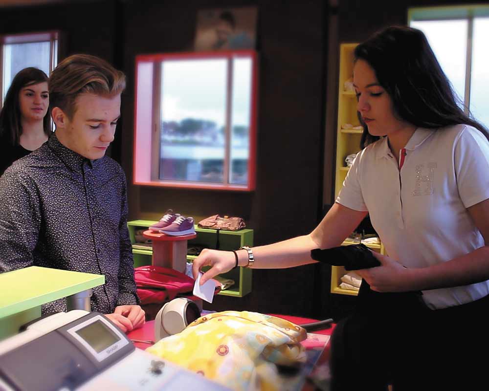la croix rouge Métiers du Commerce encaissement